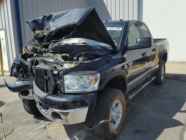 1D7KS28A77J589778 - 2007 DODGE RAM 2500 S BLACK photo 2