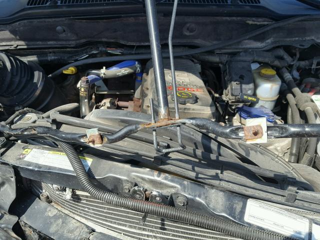 1D7KS28A77J589778 - 2007 DODGE RAM 2500 S BLACK photo 7