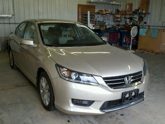 1HGCR3F86FA032621 - 2015 HONDA ACCORD TAN photo 1