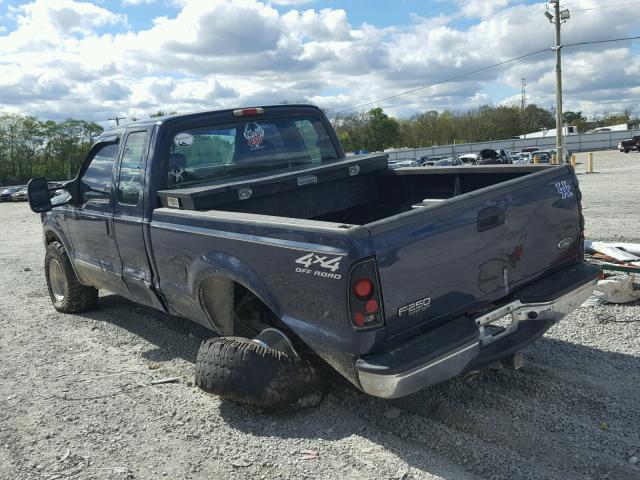 1FTNX21L82EC70444 - 2002 FORD F250 SUPER BLUE photo 3