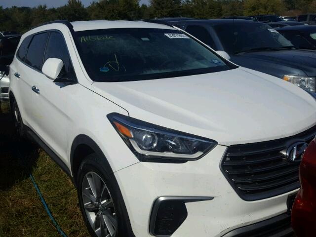 KM8SM4HF2HU165304 - 2017 HYUNDAI SANTA FE WHITE photo 1