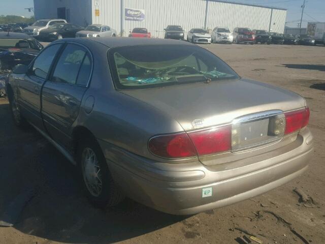 1G4HP54K3YU340136 - 2000 BUICK LESABRE CU BEIGE photo 3