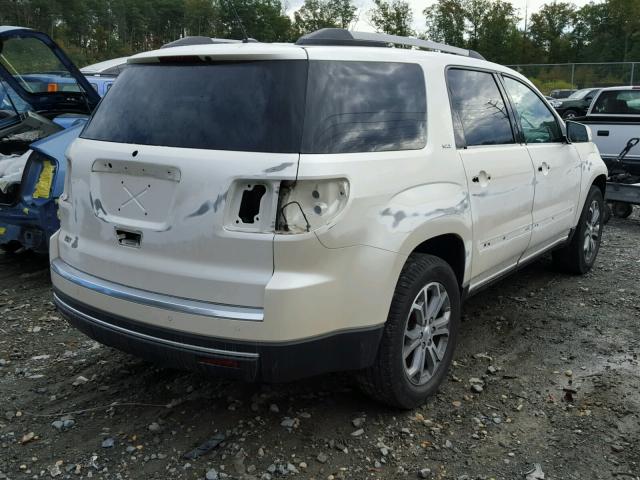 1GKKRRKD3EJ243455 - 2014 GMC ACADIA WHITE photo 4