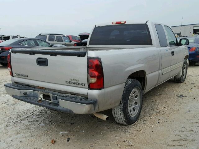 1GCEC19X85Z227068 - 2005 CHEVROLET SILVERADO GRAY photo 4