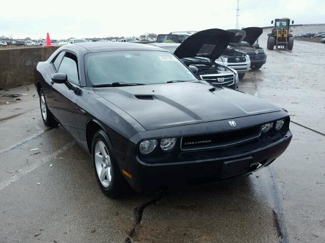 2B3CJ4DV5AH184163 - 2010 DODGE CHALLENGER BLACK photo 1