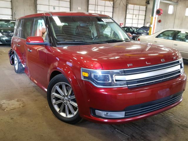 2FMHK6D8XEBD20931 - 2014 FORD FLEX LIMIT MAROON photo 1