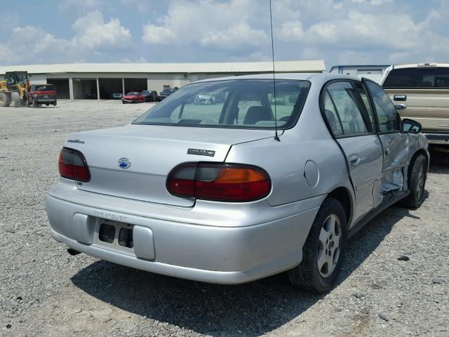 1G1ND52J52M675294 - 2002 CHEVROLET MALIBU SILVER photo 4