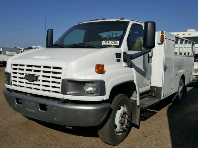 1GBE5C12X6F417385 - 2006 CHEVROLET C5500 C5C0 WHITE photo 2