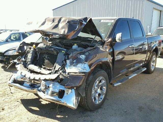 1C6RR6NT6FS566607 - 2015 RAM RAM TRUCK BROWN photo 2