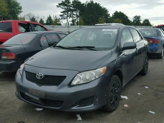 1NXBU40E19Z097081 - 2009 TOYOTA COROLLA BA CHARCOAL photo 2