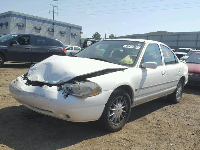 3FAFP6532XM108886 - 1999 FORD CONTOUR LX WHITE photo 2