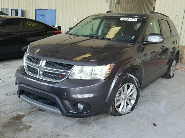 3C4PDCBG8GT202449 - 2016 DODGE JOURNEY SX GRAY photo 2