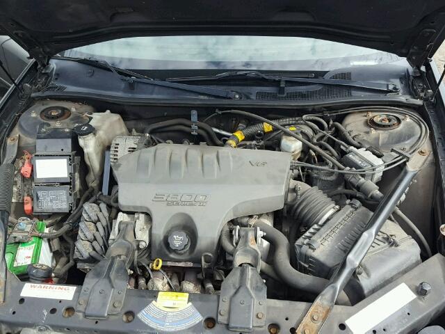 2G1WH52K649162749 - 2004 CHEVROLET IMPALA LS BLACK photo 7