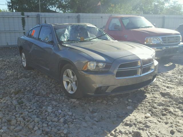 2B3CL3CG0BH584303 - 2011 DODGE CHARGER GRAY photo 1