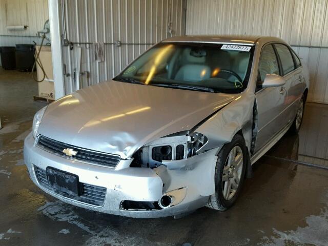 2G1WG5EK2B1108987 - 2011 CHEVROLET IMPALA SILVER photo 2