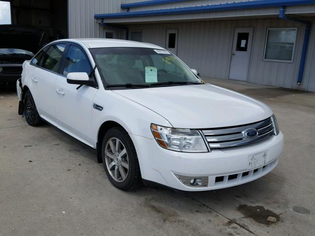 1FAHP24W98G113320 - 2008 FORD TAURUS SEL WHITE photo 1