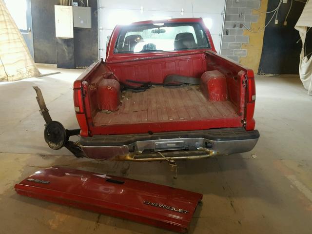 1GCCS14H638171239 - 2003 CHEVROLET S TRUCK S1 RED photo 6