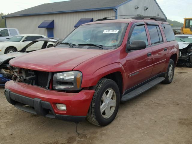 1GNET16S936223819 - 2003 CHEVROLET TRAILBLAZE RED photo 2