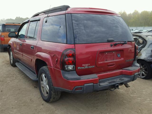 1GNET16S936223819 - 2003 CHEVROLET TRAILBLAZE RED photo 3