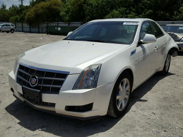 1G6DM577680119045 - 2008 CADILLAC CTS WHITE photo 2