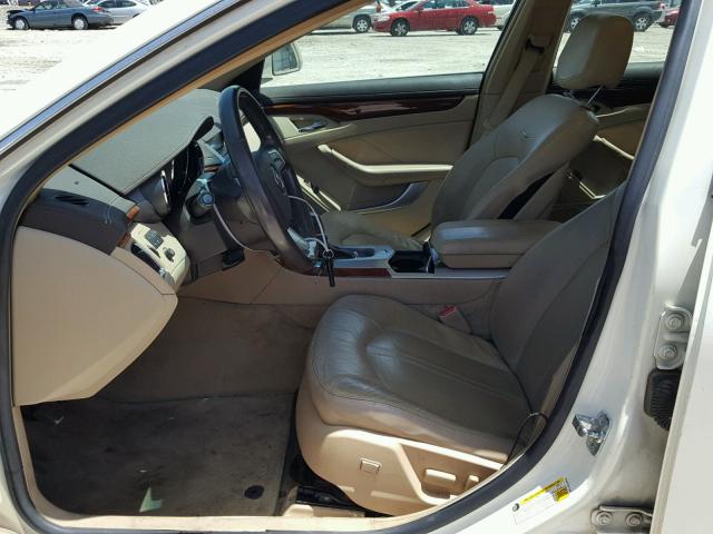 1G6DM577680119045 - 2008 CADILLAC CTS WHITE photo 5