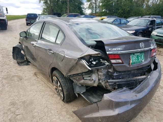 19XFB2F84DE287434 - 2013 HONDA CIVIC EX 棕色 照片 3