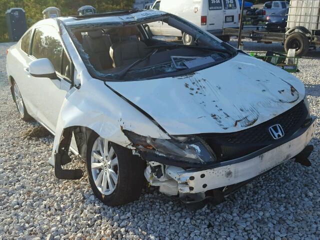 2HGFG3B04CH544247 - 2012 HONDA CIVIC EXL WHITE photo 1