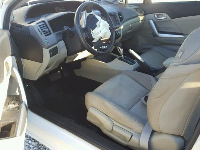 2HGFG3B04CH544247 - 2012 HONDA CIVIC EXL WHITE photo 9