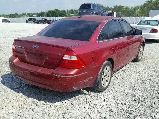 1FAHP24147G158894 - 2007 FORD FIVE HUNDR RED photo 4