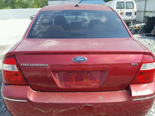 1FAHP24147G158894 - 2007 FORD FIVE HUNDR RED photo 9
