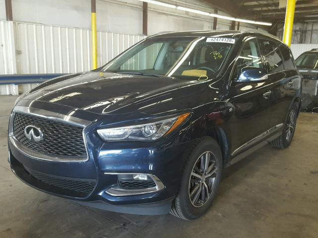 5N1DL0MM9HC543729 - 2017 INFINITI QX60 BLUE photo 2