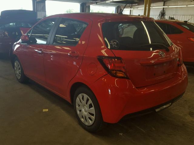 VNKKTUD36GA061909 - 2016 TOYOTA YARIS L RED photo 3