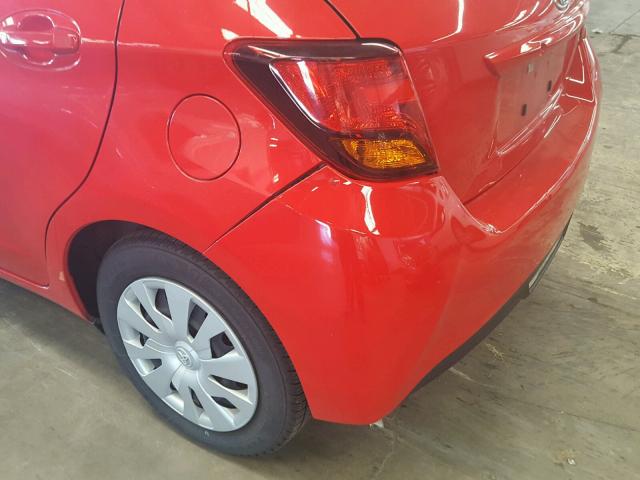 VNKKTUD36GA061909 - 2016 TOYOTA YARIS L RED photo 9