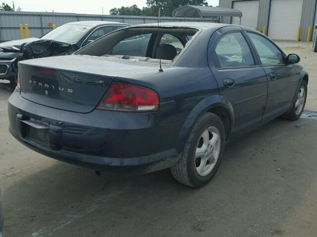 1B3EL46X05N657207 - 2005 DODGE STRATUS SX BLUE photo 4