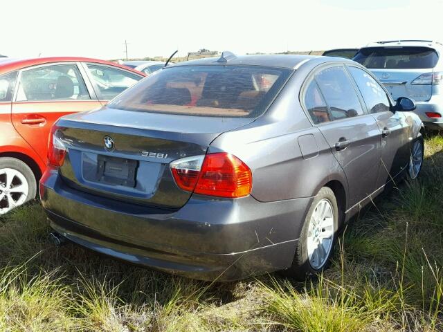 WBAVA33587PV64084 - 2007 BMW 328 I GRAY photo 4