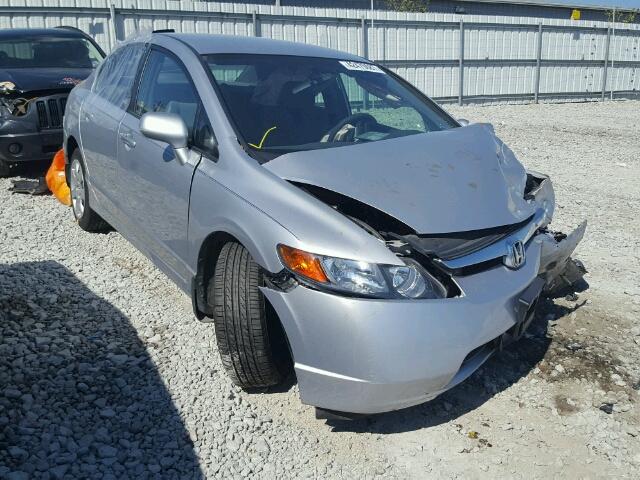 1HGFA16557L027169 - 2007 HONDA CIVIC LX SILVER photo 1