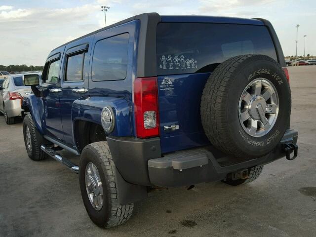 5GTDN136868301790 - 2006 HUMMER H3 BLUE photo 3