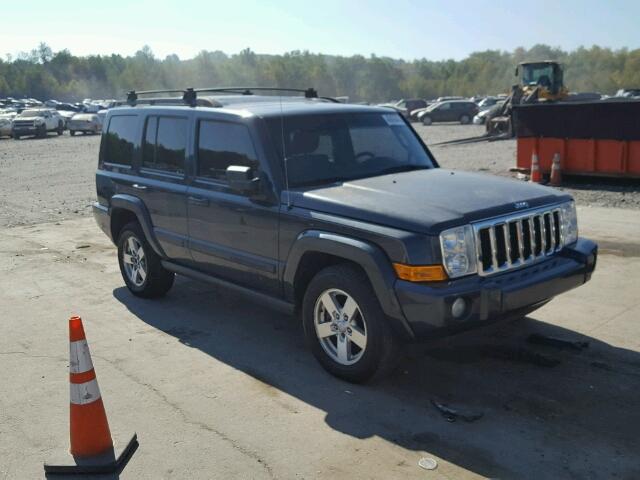 1J8HG48P97C592376 - 2007 JEEP COMMANDER BLUE photo 1