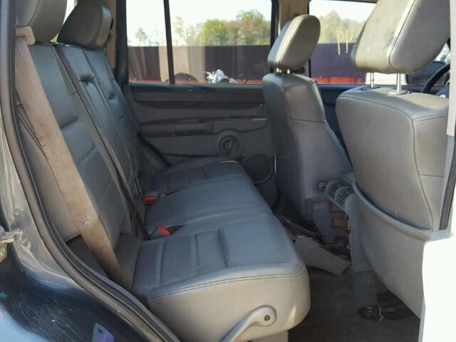 1J8HG48P97C592376 - 2007 JEEP COMMANDER BLUE photo 6