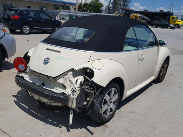 3VWRF31Y66M325427 - 2006 VOLKSWAGEN NEW BEETLE Krem foto 4