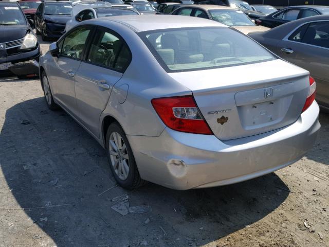 19XFB2F93CE326134 - 2012 HONDA CIVIC EXL 灰色 照片 3