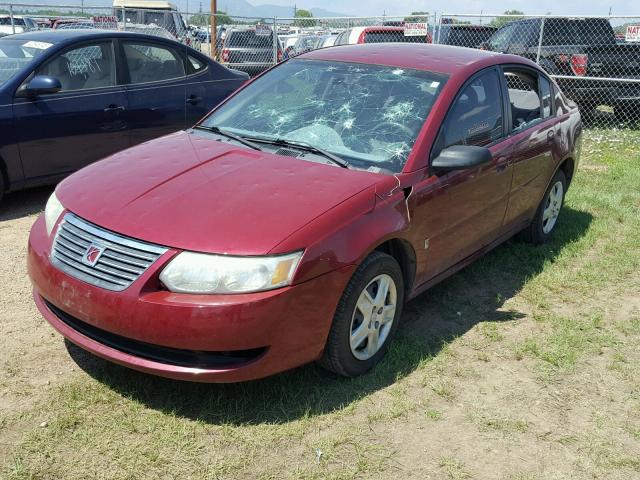 1G8AZ55F46Z196155 - 2006 SATURN ION LEVEL MAROON photo 2