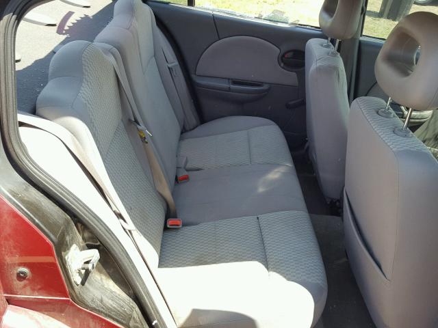 1G8AZ55F46Z196155 - 2006 SATURN ION LEVEL MAROON photo 6