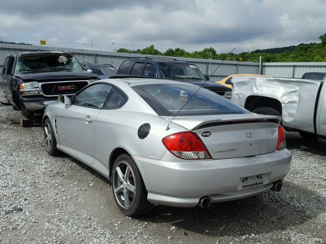 KMHHM65D46U194356 - 2006 HYUNDAI TIBURON GS SILVER photo 3