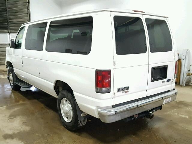 1FBNE31L09DA58900 - 2009 FORD ECONOLINE WHITE photo 3