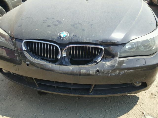 WBANF73527CU27500 - 2007 BMW 530 XI BLACK photo 9