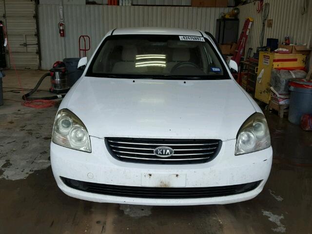 KNAGE123885199422 - 2008 KIA OPTIMA LX WHITE photo 9