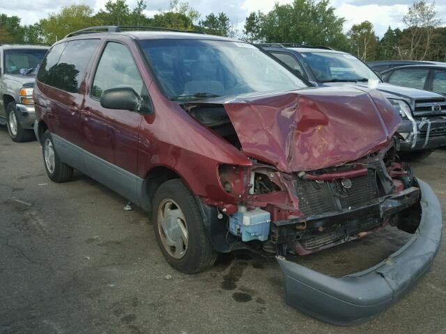 4T3ZF13C21U332388 - 2001 TOYOTA SIENNA MAROON photo 1