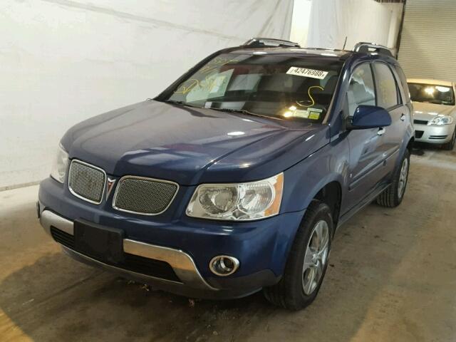 2CKDL33F496228378 - 2009 PONTIAC TORRENT BLUE photo 2