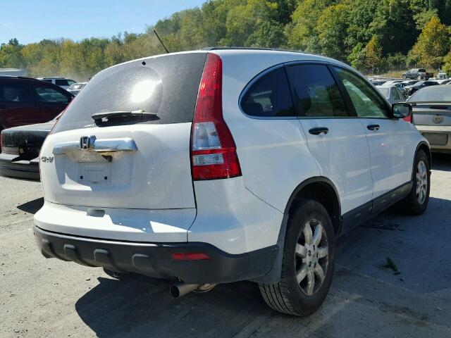 3CZRE48569G701905 - 2009 HONDA CR-V EX WHITE photo 4